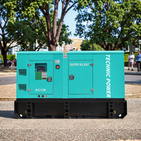 Générateur diesel portable TECHNIC POWER TP-AJ70RE 50kw 220V/110V/230V 50HZ 60HZ Moteur de type silencieux AC DC Vitesse nominale 1500 tr/min
