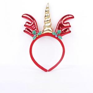 Fasce per capelli natalizie corna di alce di natale pentacolo fascia per capelli per <span class=keywords><strong>bambini</strong></span> decorazioni per feste - Product Image 5