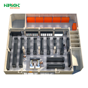 Heavy Duty kim loại & gỗ siêu thị hàng tạp hóa sản xuất bán lẻ kệ trưng bày - Product Image 1