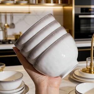 European Nordic Style Gradient Color Ceramic <b>Dinner</b> Tableware <b>Set</b> Nordic Pattern for Home Restaurant Use - Product Image 3