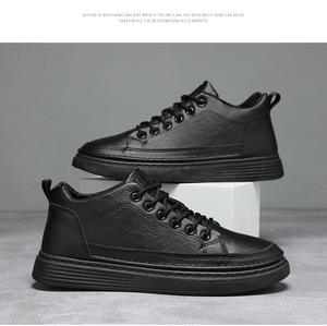 Zapatillas de vestir para hombre de estilo nicho, transfronterizas, de talla grande, blancas, de caña baja, modernas, para ocio, deportes y caminar. - Product Image 4