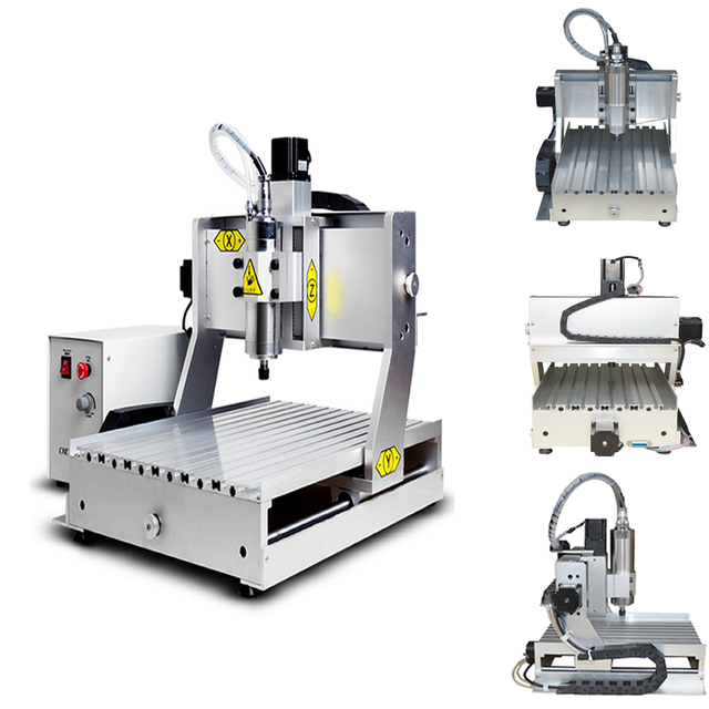 Desktop CNC Router Mini CNC Router Machine 3020Z 1.5KW 1500W VFD Spindle for Wood Metal Working