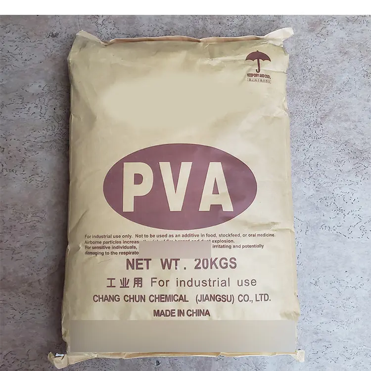 Fábrica al por mayor de alto grado de pegamento transparente marcas de alcohol polivinílico PVA en polvo Pvoh 2488/alcohol polivinílico PVA PVOH