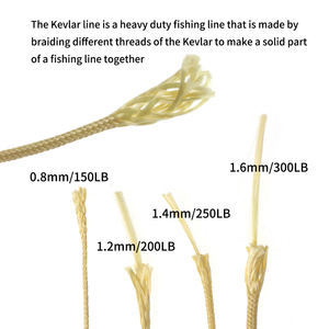 Ligne de pêche tressée en <span class=keywords><strong>Kevlar</strong></span> à âme creuse 12x 16x, ligne d'assistance tressée pour la mise à la quille, le ligaturage, le jigging, accessoires pour hameçons, fibres d'aramide - Product Image 5