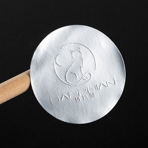 Autocollants de logo 3D durables en relief personnalisés bonne qualité vinyle adhésif taille personnalisable boîte d'emballage cadeau sac élément décoratif - Product Image 2