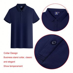 Design Personalisables Promotional Multicolore 100 Cotton Warm Logo Custom Office Polo <b>Shirts</b> for Men - Product Image 5