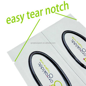 Custom Printed 3 Side Seal PE Moisture Proof 2 in 1 Samples Bags for Cosmetic Skincare Facial Cream <b>Mini</b> Pouches - Product Image 3