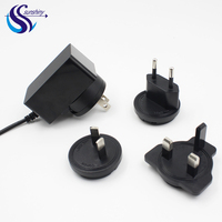 US UK EU AU KR JP 5v 9v 12v 1a 1.5a 2a 3a 4a prise interchangeable adaptateurs d'alimentation ca cc pour UL PSE CE GS KC SAA certifié