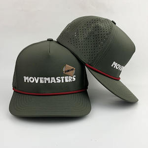 Gorras de Béisbol Deportivas Personalizadas para Hombre, de 5 Paneles, con Logotipo Bordado Impermeable, Perforadas con Corte Láser, Gorras Personalizadas de Alta Calidad - Product Image 4