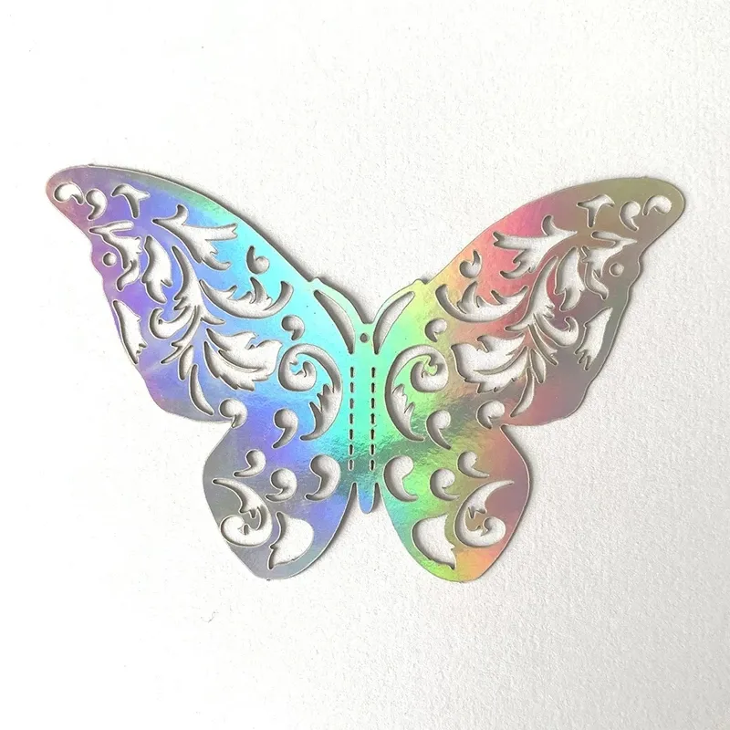 Sun Catcher Stickers 3D Effect Crystal Butterflies Wall Sticker Beautiful Butterfly for Kids Room Wall Decal