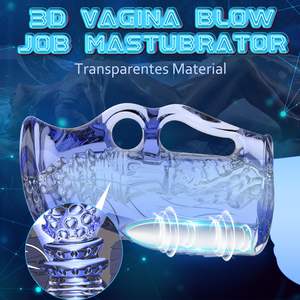 Mannelijke Realistische Pocket Masturbatie Cup 10 Automatische Vibrerende Seksspeeltjes Mannelijke Realistische Vagina Pocket Seksspeeltjes - Product Image 4