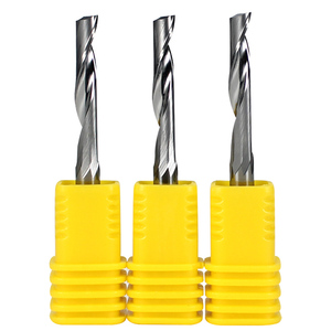 <span class=keywords><strong>Fraise</strong></span> à queue simple en carbure monobloc revêtu DLC, à coupe ascendante, <span class=keywords><strong>pour</strong></span> routeur CNC, <span class=keywords><strong>pour</strong></span> le fraisage de l'<span class=keywords><strong>aluminium</strong></span> et du cuivre, finition miroir, personnalisable OEM - Product Image 2