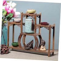 Produits en bois de décoration intérieure haut de gamme personnalisés et présentoir en bois antique