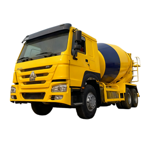 Sẵn sàng trộn xi măng trộn bê tông xe tải 8 mét khối 10m3 sử dụng điều kiện HOWO DIESEL nhiên liệu xi măng trộn xe tải để bán - Product Image 1
