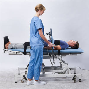 Camas de tratamiento para pacientes de enfermería, equipo de <span class=keywords><strong>fisioterapia</strong></span>, Mesa inclinable de pie para rehabilitación - Product Image 3