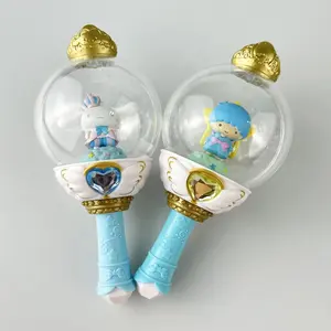 Heiße Produkte Benutzer definierte Top-Qualität Mini Magic Figur Spielzeug Japan Cartoon Crystal Ball Collection Magic Stick Zauberstab Spielzeug