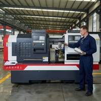Prix fabricant Tornos Para Metal Middriven Cnc Metal Lathe with Middriven Spindle Machine Tool