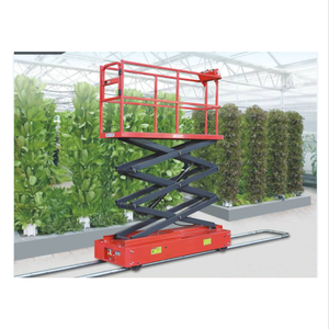 Plataforma Elevadora de Tijera Eléctrica de 200 kg, 2 m, 3 metros, 4 m, con Riel y Carro para Invernadero - Product Image 2