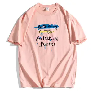 Dtg 스트리트 힙합 프린트 셔츠 무지 티셔츠 플러스 사이즈 남성 의류 산성 워시 티셔츠 남성 맞춤형 빈티지 대형 티셔츠