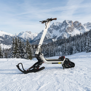 Trottinette électrique G63 SnowTrack, moteur sans balais 1500W, alliage d'aluminium, pneus de 11 pouces, batterie lithium longue portée 60 km, 50 km/h - Product Image 2