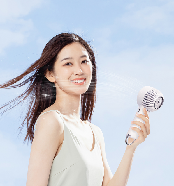 Mini Personal Fan Portable USB Desk Rechargeable Fan Bladeless Handheld USB Portable Electric Hand Rechargeable Cooling Fan