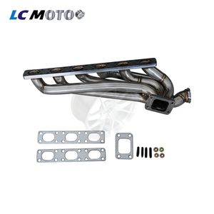 Colector de escape turbo para <span class=keywords><strong>BMW</strong></span> <span class=keywords><strong>E36</strong></span> <span class=keywords><strong>320I</strong></span> 323i 325i M3 S50 M50 M52 S50 S52 <span class=keywords><strong>1992</strong></span>-1998 T4 de acero inoxidable 304 con brida - Product Image 2