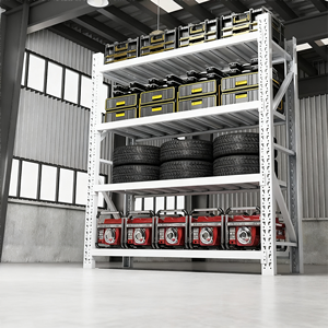 Étagère de rangement de <span class=keywords><strong>garage</strong></span>, étagère de stockage en acier à faible coût pour entrepôt, étagères empilables en acier de 200 kg à 500 kg, étagères légères réglables - Product Image 2