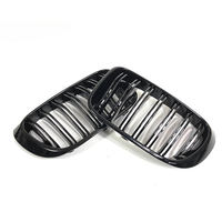 Grille avant noire brillante populaire pour BMW X3 F25 LCI 2014-2017, double barre en maille