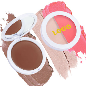 พาเลตต์บลัชออนอัดเม็ดสีสูงแบบวีแกนมีหลายสีหลายสีโลโก้ที่กำหนดเอง - Product Image 1