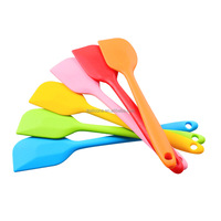Spatule en silicone d'excellente qualité 8.3 pouces petite spatule en caoutchouc résistant à la chaleur grattoirs flexibles antiadhésifs outil de cuisson Mxing