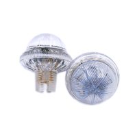 Lumière LED à points pixelisés 35 mm 16 LED IP65 AC24V E14 RGB pour manèges de fête foraine, éclairage automatique de carrousel en plastique pour parcs à thème