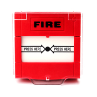 Point de rappel manuel réinitialisable de haute qualité en ABS ignifuge, bouton-poussoir de sortie d'urgence DC 12V/24V, déverrouillage de porte d'urgence vert/rouge, garantie 2 ans
