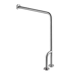 Barre d'appui WC Baiyurui en acier inoxydable 304, forme en U, brossée, antidérapante, pour personnes âgées et handicapées, support de sécurité pour salle de bain - Product Image 4