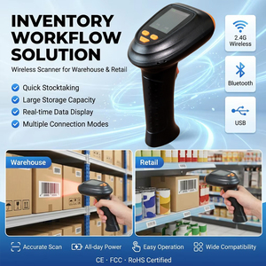Lector de Códigos de Barras Portátil de Alto Rendimiento WCMI 1D 2D USB para Escáner Inalámbrico de Códigos QR, Inventario de Supermercados y Almacenes - Product Image 1