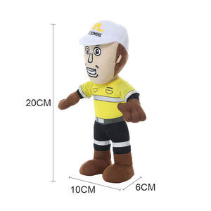 Promotie Knuffel Menselijke Pop Mascotte Fabrikant Custom Logo Plushie Zachte Pluche Unisex 7 Dagen Pp Katoen 300 Pcs Cn; Gua - Product Image 3