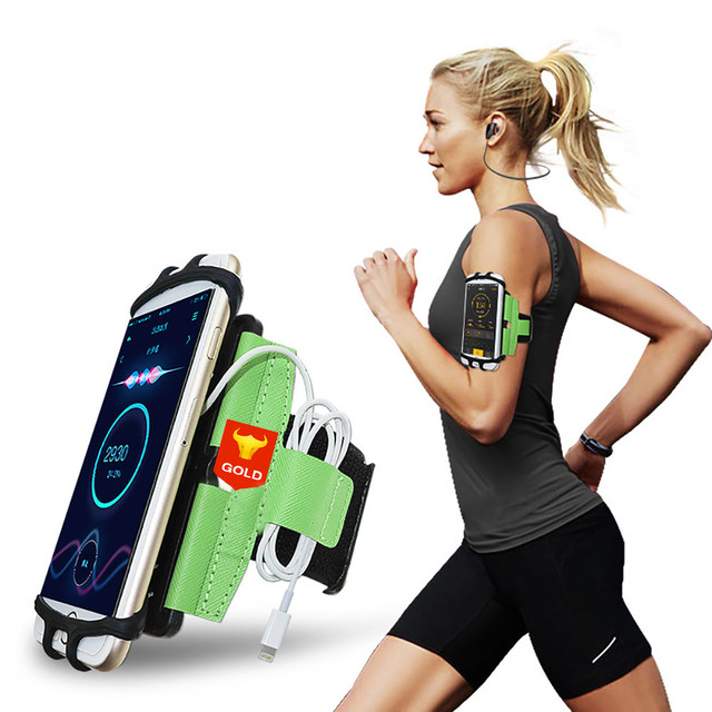 Ultra Light 360 Rotate Outdoor Running Wristband Cellphone Holder Sports Mobile Phone Accessories for Iphone 12