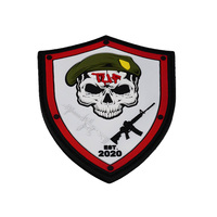 Badge en PVC souple 3D de haute qualité, patch personnalisé en PVC pour vêtements
