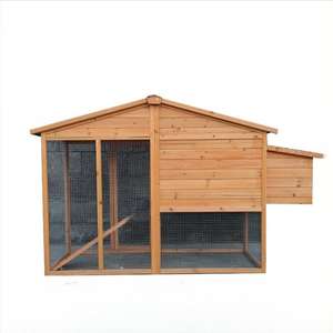 Gabbie Grandi in Legno per Polli e Conigli, Fornitura Diretta dalla Fabbrica, da Esterno, Impermeabili e Resistenti al Sole, a Doppio Strato, Calde e Adatte per l'Allevamento Completo - Product Image 4