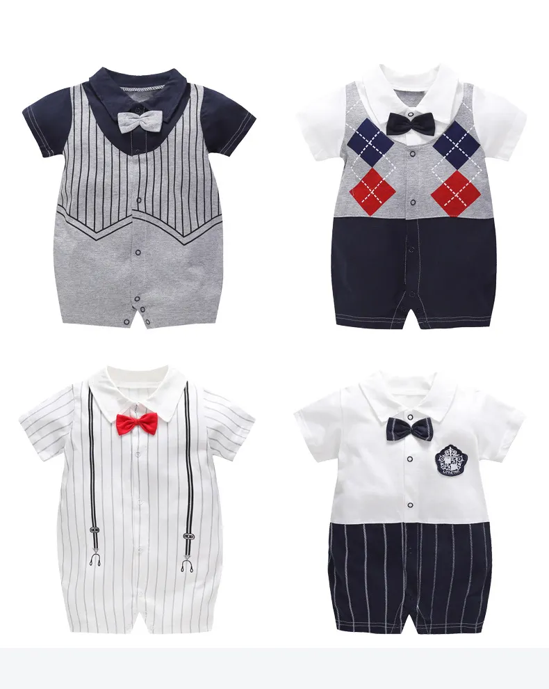 Baby Clothes Baby Romper Newborn Baby Clothes in Bulk Short Sleeves