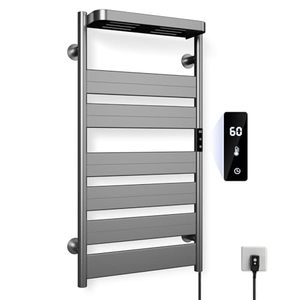 Toallero eléctrico, toallero de baño montado en la pared para calentar y secar toallas con funciones de sincronización y ajuste de temperatura. - Product Image 1