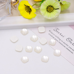 Autocollants pour ongles en résine œil de chat à coins arrondis, perles, décorations pour ongles DIY, lot en vrac - Product Image 2