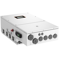 Invertisseur hybride triphasé Megarevo R10KLNA, stockage d'énergie, 310V, 8-10KW, IP65, batterie LiFePO4, raccordement au réseau, basse tension