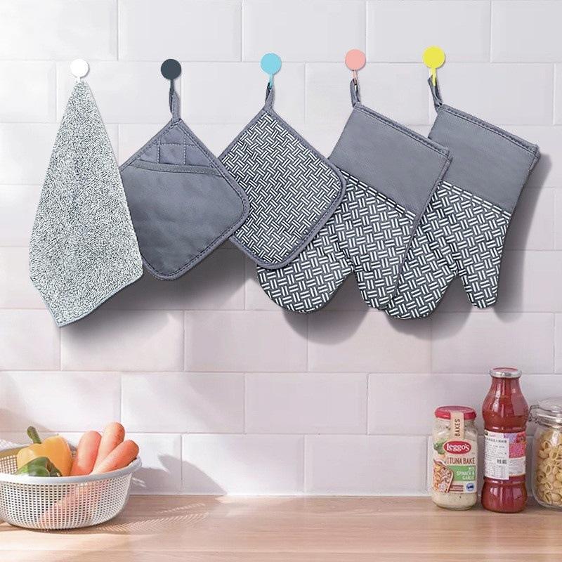 30cm 2 horizontal 2 vertical towel 5-piece set gray