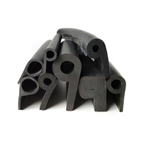 Joint d'étanchéité en mousse de silicone de type P à 9 caractères pour four, porte de compartiment frigorifique, bande de caoutchouc de forme spéciale