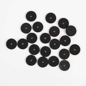 Cuentas sueltas hechas a mano al por mayor muñeco de nieve decoración navideña cuentas de madera redondas para manualidades - Product Image 6