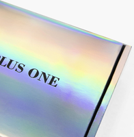 Boîte d'emballage en papier holographique de haute qualité avec logo personnalisé pour vêtements, chaussures, boîte cadeau, vente en gros, carton rigide