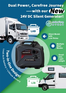 Xe điện sạc im lặng 1.8kw 48V DC Máy phát điện ac.501.055.02 xe tải cắm trại ngoài trời biến tần xách tay Máy Phát Điện Xăng - Product Image 6