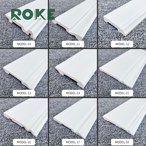 Rodapié Ps <span class=keywords><strong>blanco</strong></span> Premium de 15cm de alta calidad, línea de luz Led, moldura decorativa, accesorios para el suelo, zócalo <span class=keywords><strong>barato</strong></span> moderno - Product Image 3