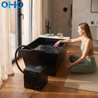 Refroidisseur d'eau pour bain de glace OHO OEM/ODM 110V/220V, économie d'énergie, faible bruit, 3 ℃   pour la récupération et le bien-être