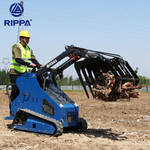 Groothandel Hydraulische <span class=keywords><strong>Skid</strong></span> Stuur Loader Bosbouw Mulcher Crawler <span class=keywords><strong>Skid</strong></span> Stuur Loader Mini Backhoe <span class=keywords><strong>Skid</strong></span> Stuur Laders - Product Image 1